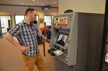 Member using our PAT Machine