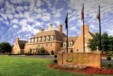 An exterior shot of American Heritage Credit Union