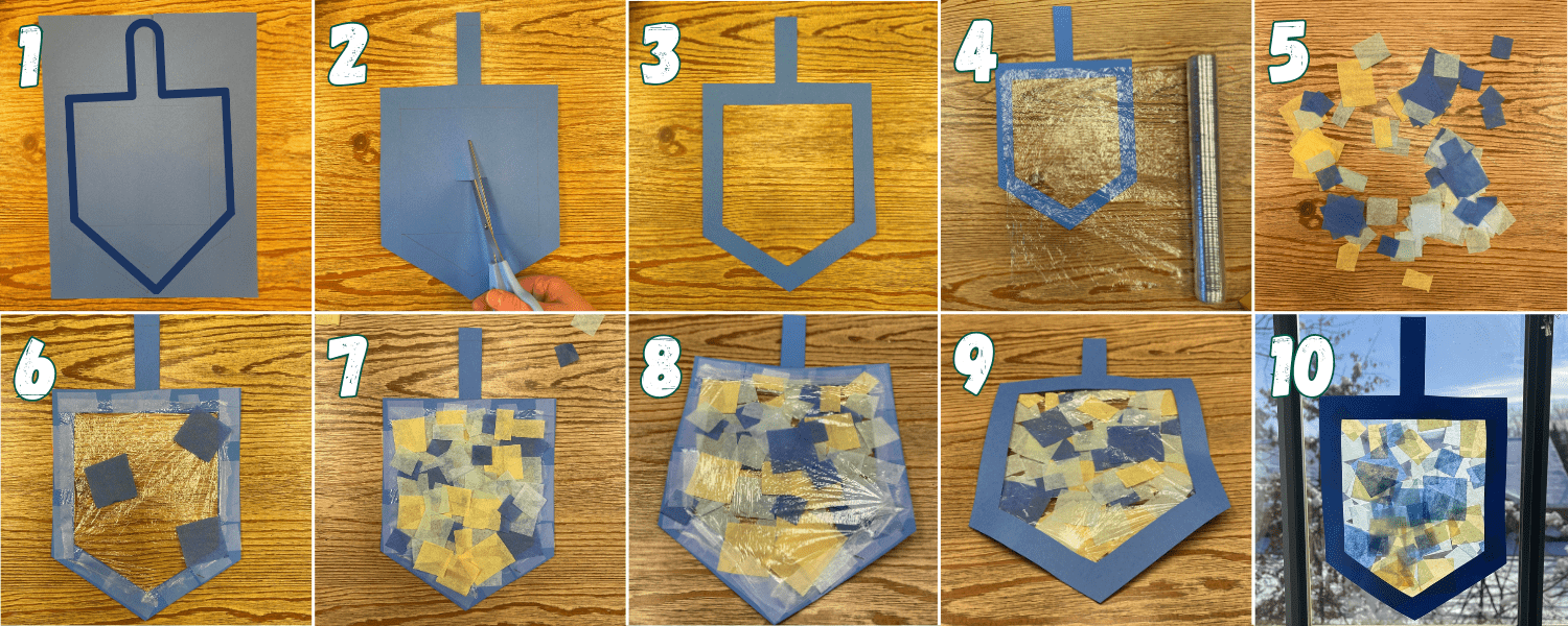 Blog - Holiday Crafts - Dreidel-min